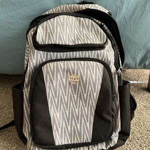 Roxy Gray/White Backpack